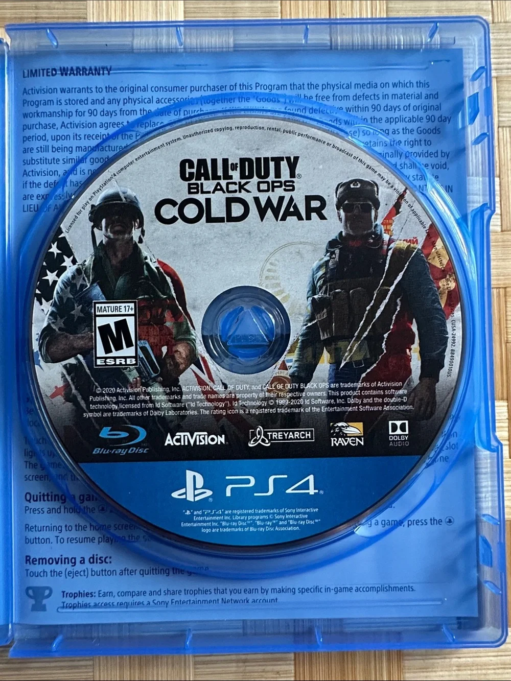Call of Duty Black Ops Cold War PS4 Game